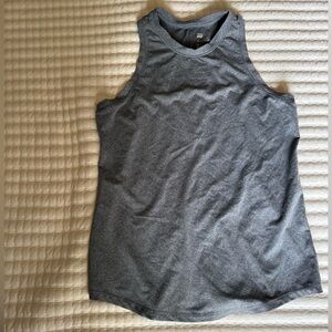all in motion Charcoal Grey High-Neck Racerback Tank